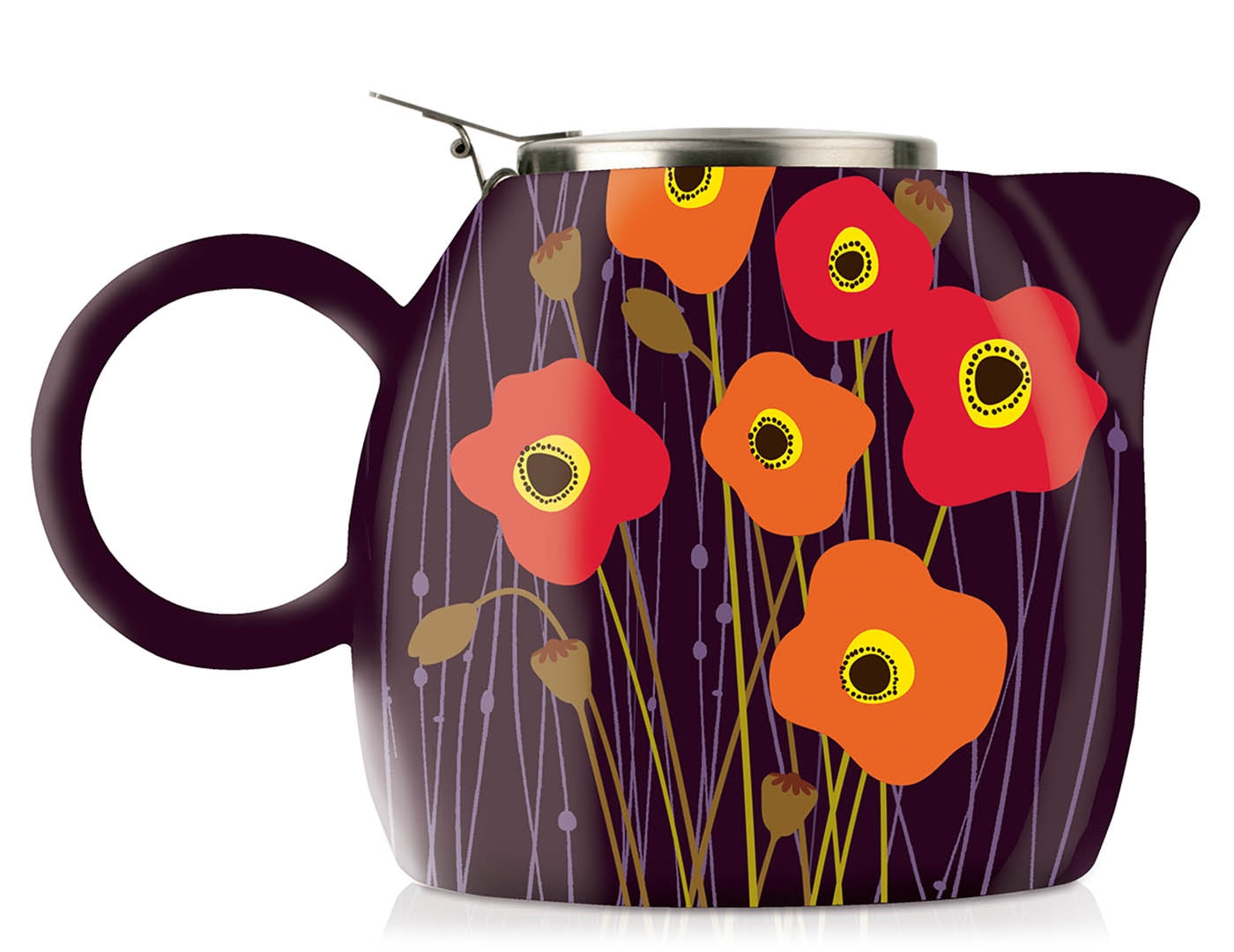 PUGG Teapot Poppy Fields